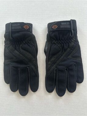 Harley Davidson Womn’s Glove Lightweight Air Flow Pigskin Leather & Mesh Sz M